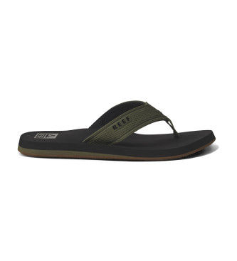 Reeftil mænd. CJ4366 Flip-flops The Layback grøn (46), Fast, Ingen, Casual, Badetøj