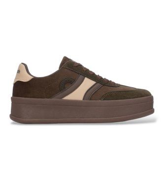 Refreshtil kvinder. 17623402-KAKI Sneakers 176234 grøn (38), 3-5 cm, Blonder, Casual