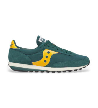 Sauconytil mænd. S70884-11 Sneakers i læder Trainer 80 green (40), Fast, Blonder, Casual, Grøn