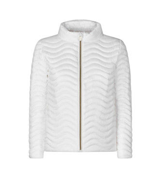 Save The Ducktil kvinder. D32199W-IRIS20 Pearl quiltet frakke hvid (S), Casual, Nylon