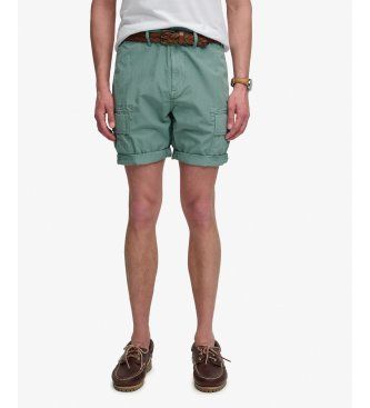 Superdrytil mænd. M7110485A Ripstop Light Cargo Bermuda shorts grøn (32), Casual, Bomuld