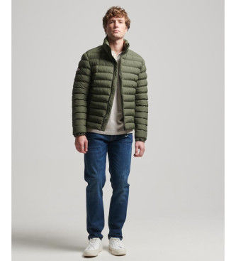 Superdrytil mænd. M5011757A Fuji quiltet jakke med print, grøn (3XL), Casual, Genanvendt polister, Bæredygtig
