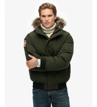 Superdrytil mænd. M5011930A Bomberjakke Everest grøn (S), Casual, Genanvendt polister, Bæredygtig