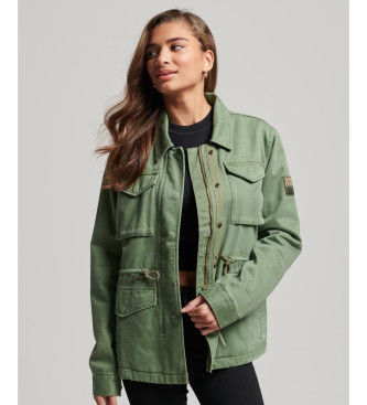 Superdrytil kvinder. W5011544A Militærjakke M65 grøn (XXS), Casual, Bomuld