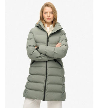 Superdrytil kvinder. W5011982A City Mid jakke grøn (S), Casual, Polyester