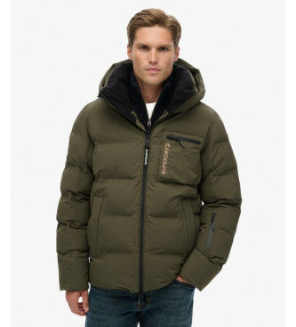 Superdrytil mænd. MS110188A Ski Sports vasket jakke grøn (M), Casual, Sne, Bæredygtig, Genanvendt nylon