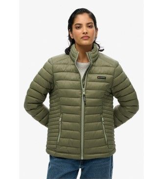 Superdrytil kvinder. W5011835A Fuji-jakke grøn (L), Casual, Polyester