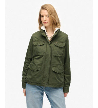 Superdrytil kvinder. W5012038A Jakke M65 Rookie grøn (XL), Casual, Bomuld