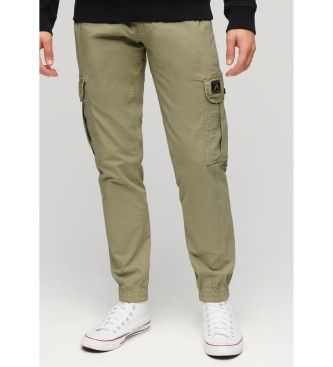 Superdrytil mænd. M7011131A Skræddersyede cargobukser til grøn (36/34), Casual, Bomuld
