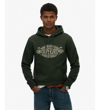 Superdrytil mænd. M2014299A Outdoor Co Afslappet grøn sweatshirt (S), Casual, Bomuld, Lange ærmer
