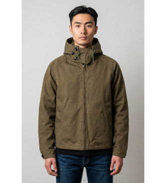 Ten ctil mænd. 13CTCUC04032 Caribou-jakke (46), Casual, Grøn, Polyester