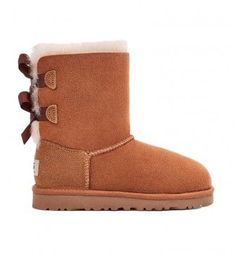 UGGtil kvinder/piger. 1017394K Brune Bailey Bow støvler (33.5), Fast, Casual, børnetøj