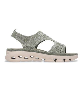 Xtitil kvinder. 14517703-KAKI Sandaler 145177 grøn (40), Stof, Fast, Ingen, Casual