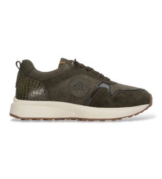 Refreshtil kvinder. 17626804-KAKI Sneakers 176268 grøn (37), Fast, Blonder, Casual