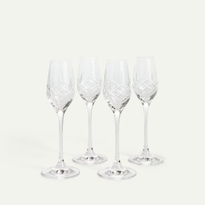 Crown snaps & likørglass 10 cl 4-pk