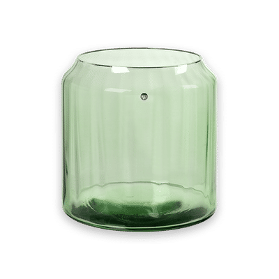 Lace lyslykt/vase 20 cm, grønn