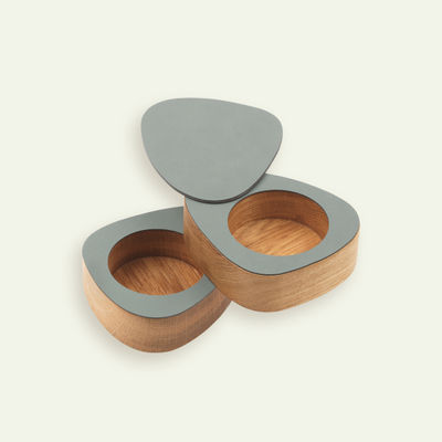 Lind DNA Curve salt og pepper sett, Pastel Green