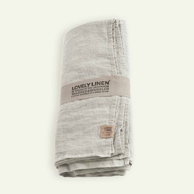 Lovely Linen Lovely duk 145 x 250 cm, Light Grey