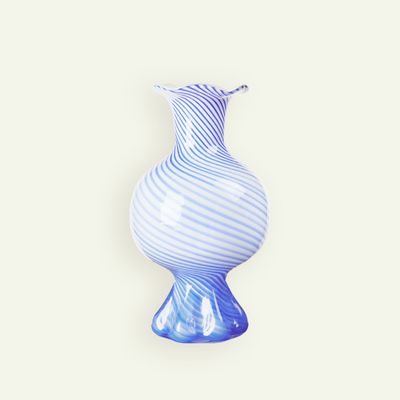 Broste Copenhagen Mella vase 17,5 x 30 cm, Intense Blue