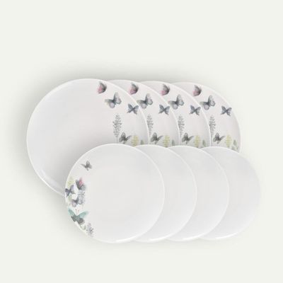 Bella tallerkensett 8 deler, 4 pers Servise Tallerkener sett