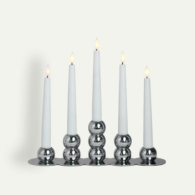 Watt & Veke LYKKE lysestake 28 cm, Chrome