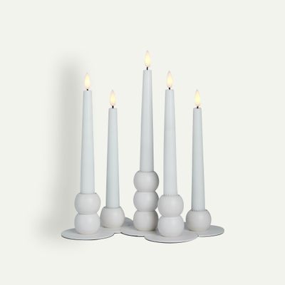 Watt & Veke LYKKE lysestake 28 cm, White
