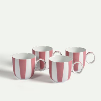 Riviera krus 32 cl 4-pk, Amalfi-rosa