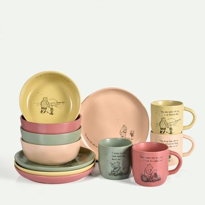 Ole Brumm frokost- og kaffesett i 12 deler, ﻿4 pers