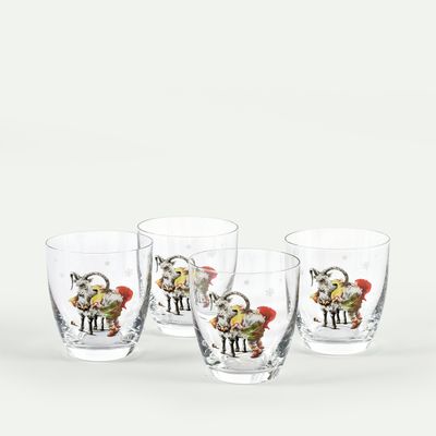 Nissenes Jul vannglass 30 cl 4-pk