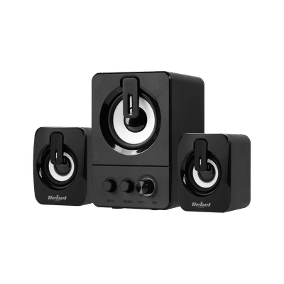 Tietokonekaiuttimet 2.1 subwoofer USB-virta PC:n ja kannettavan tietokoneen Rebel