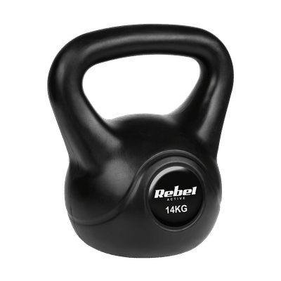 Kettlebell 14 kg kettle hantel belastning vægt bold til øvelser ABS Rebel