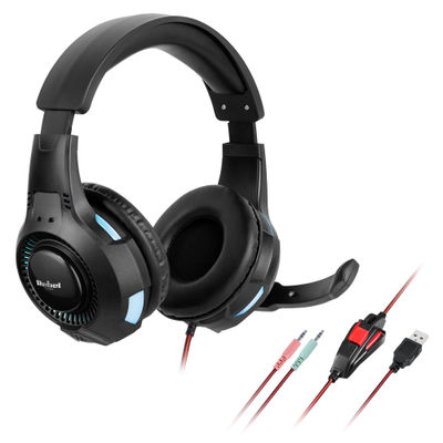 Gaming hovedtelefoner til gamere mikrofon RGB Rebel