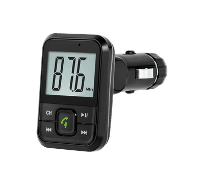 FM-sender Bluetooth AUX USB microSD oplader