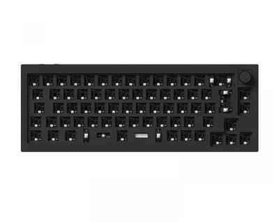 Q2 Pro QMK 65% ISO Barebone Knob Version - Carbon Black