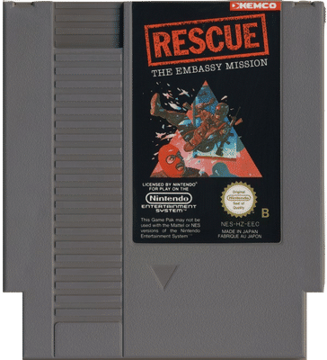 Rescue The Embassy Mission - Nintendo 8-bit/NES - PAL B/SCN (BRUKT VARE)