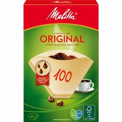 Melitta Kaffefilter 100 40-pakning 9stk DFP