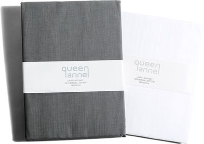 Queen Anne Sengetøy Grå 120x200 cm