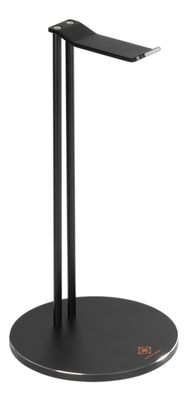 DELTACO GAMING Universal hodetelefonstativ, aluminum, antiskli, svart
