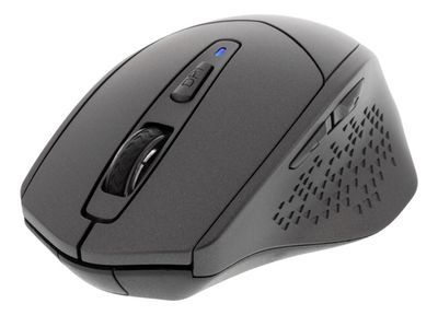 DELTACO silent wireless mouse, bluetooth, 1x AA, 800-1600 DPI, dark gr