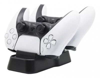 Dobbelt ladestation til Playstation 5 controllere