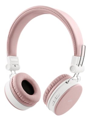 STREETZ Vikbart on-ear BT headset, 3.5 mm, rosa