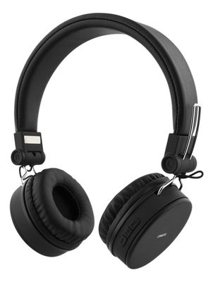 STREETZ Vikbart on-ear BT headset, 3.5 mm, svart