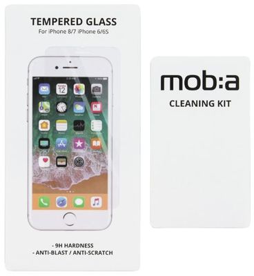 iPhone 6S/7/8/SE (2020/2022), Skjermbeskytter, herdet glass