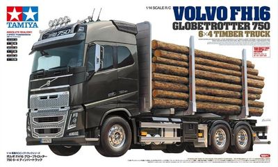 Tamiya 1:14 R/C Volvo FH16 Globetrotter 750 6x4 Timber Truck 1:14 R/C Volvo FH16 Globetrotter 750 6x4 Timber Tr