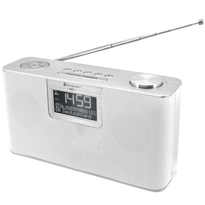 Soundmaster DAB700WE Stereo DAB+/FM-radio med USB/Micro SD-MP3, Bluetooth®