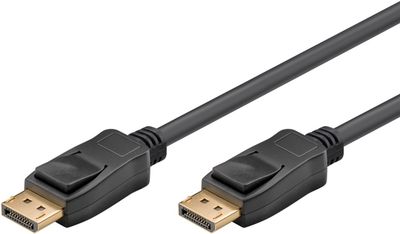 Goobay DisplayPort™-tilkoblingskabel 1.4 Displayport™-plugg > Displayport™-plugg, 8K @ 60 Hz, 2 m