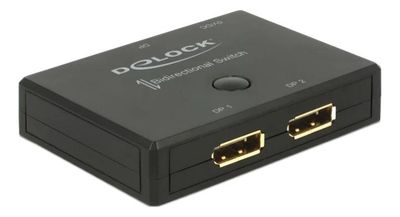 DeLOCK DisplayPort 2 - 1 Switch bidirectional 4K 60 Hz