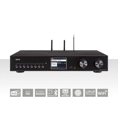 imperial DABMAN i560 CD All-in-one HiFi System med förstärkare och CD-spelare DAB+ / FM / Internet / Bluetooth Svart