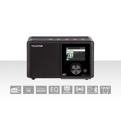 TELESTAR DIRA M11i+ Kompakt multifunktionsradio EWF DAB+ / FM / Internet / Bluetooth