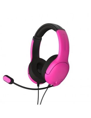 PDP Gaming Airlite headset med ledning Nebula Pink
